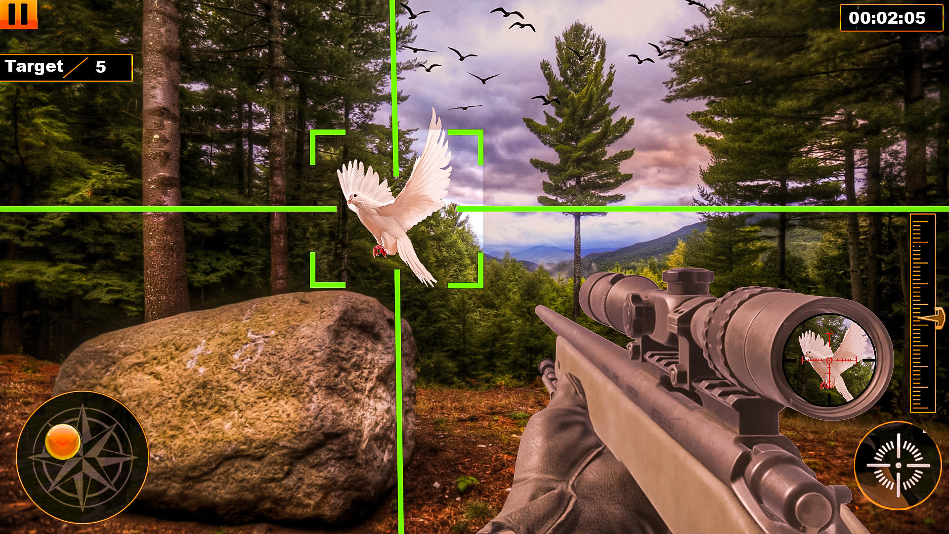 Sniper Birds & Animal Games Game Screenshot