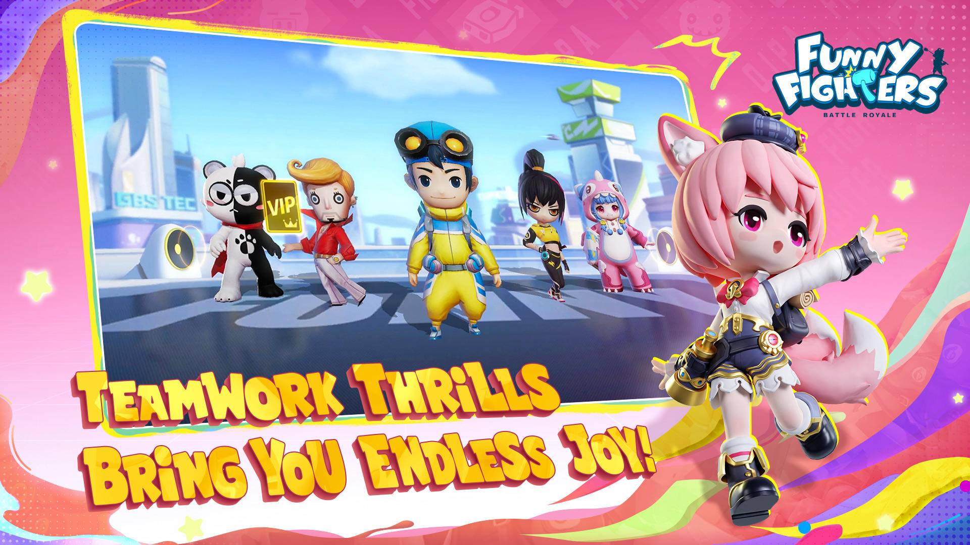 Funny Fighters: Battle Royale Game Screenshot