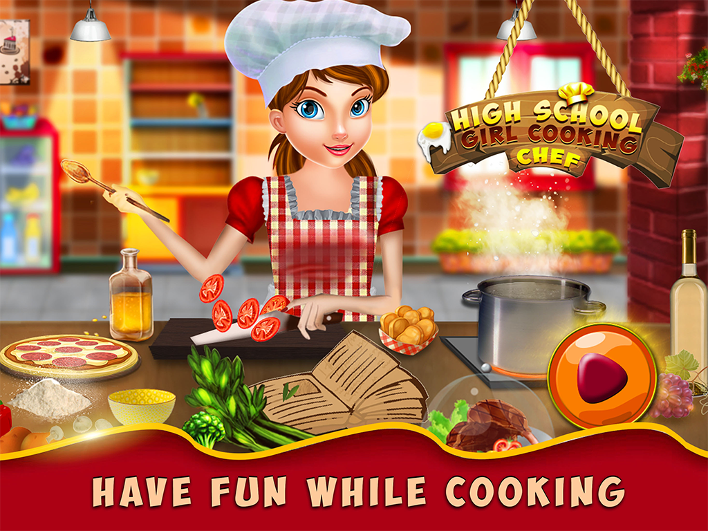 High School Girl Cooking Chefのキャプチャ