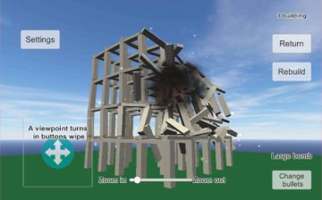 Скриншот игры Physics Simulation Building De