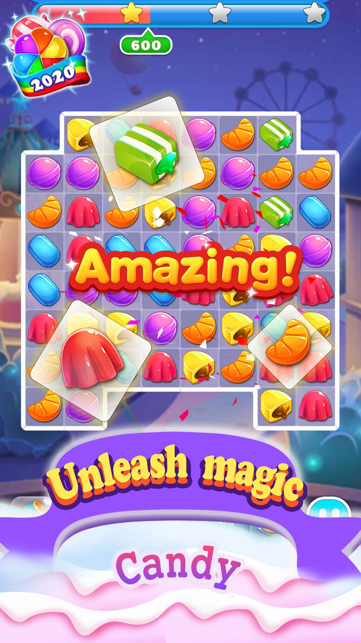 Screenshot 1 of Candy Smash: เกม Sweet Crush 1.2.2