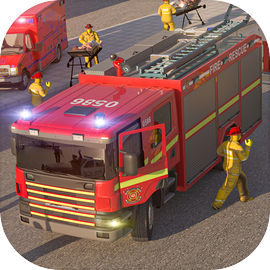 911 rescue fire truck 3d games