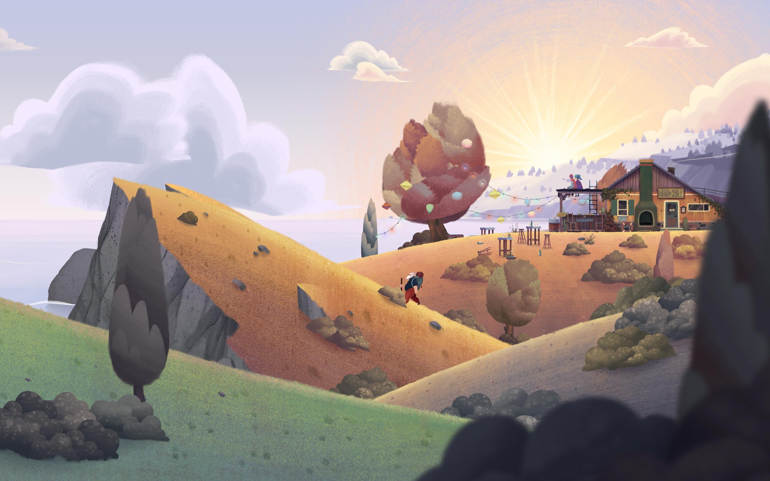 Old Man's Journey Game Screenshot