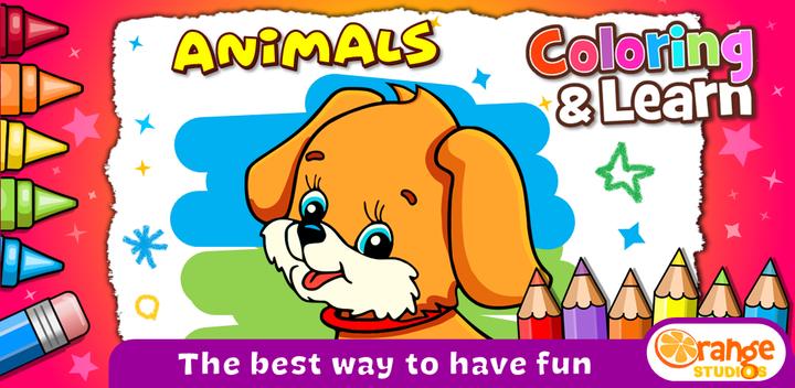 Banner of Coloring & Learn Animals 1.58