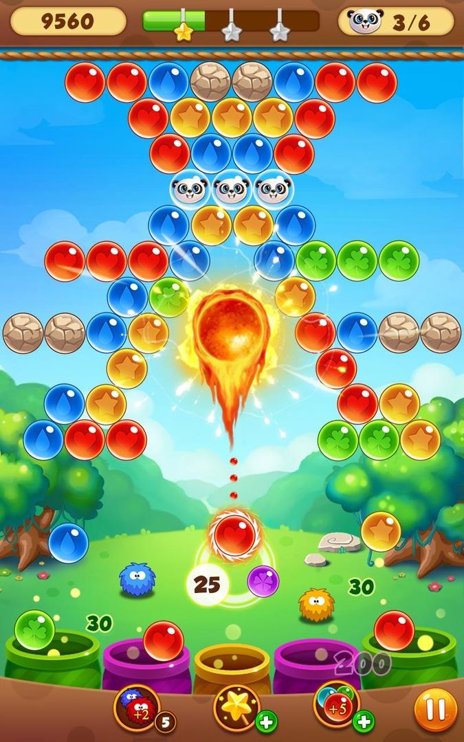 Panda Bubbles screenshot game