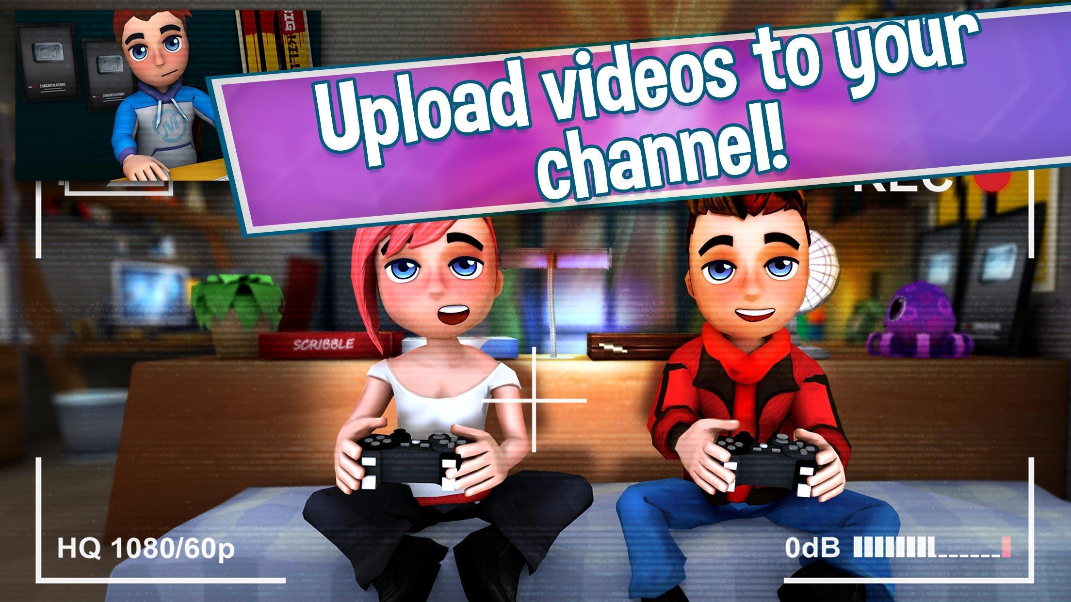 Youtubers Life: Gaming Channel Game Screenshot