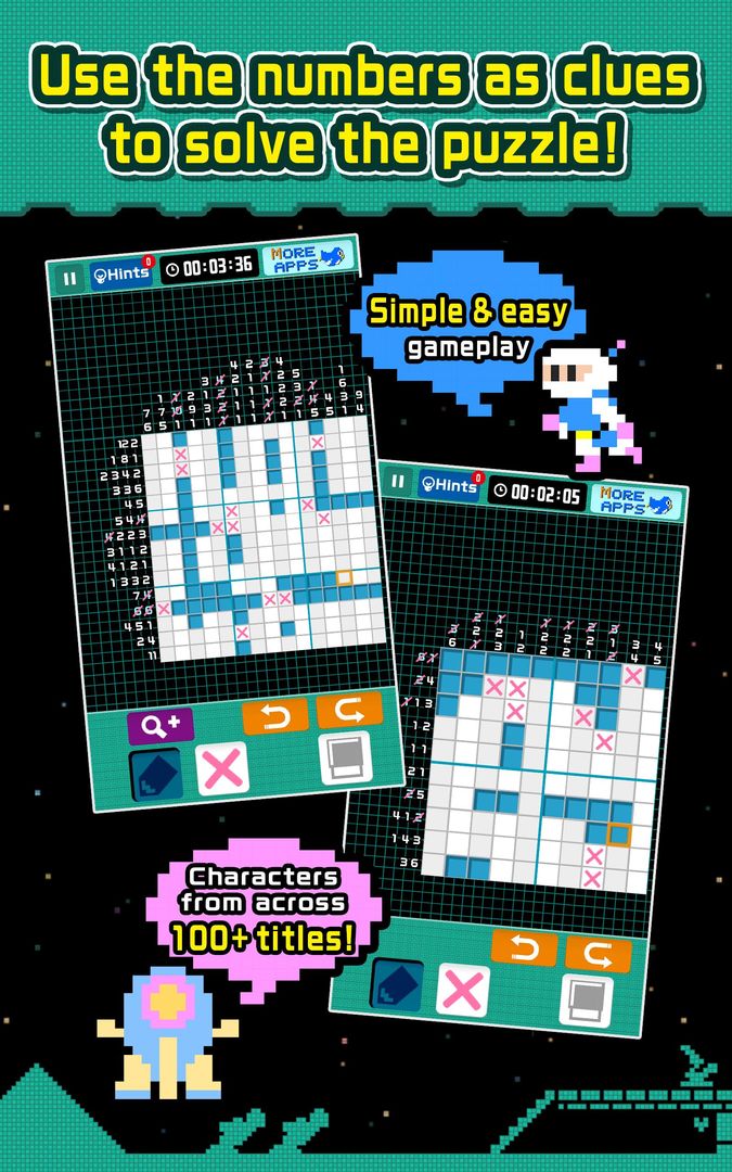 Screenshot of PIXEL PUZZLE COLLECTION
