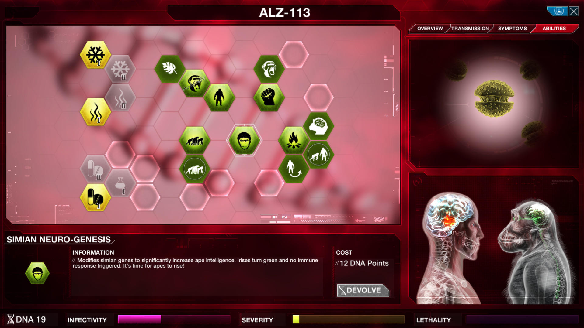 Screenshot of Plague Inc: Evolved