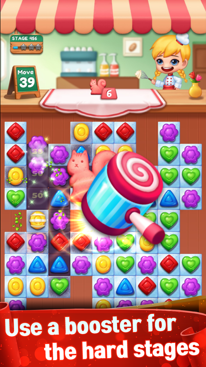 Скриншот игры Sweet Candy POP : Match 3 Puzzle