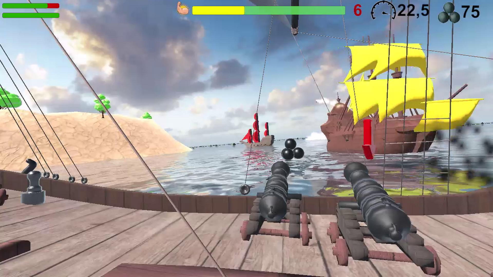Screenshot 16 of Sea battle. Pirate attack. 