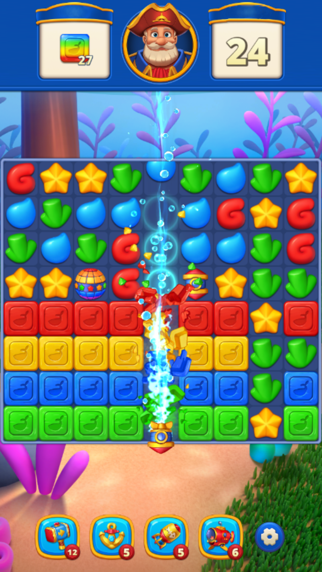Ocean Puzzle World Game Screenshot