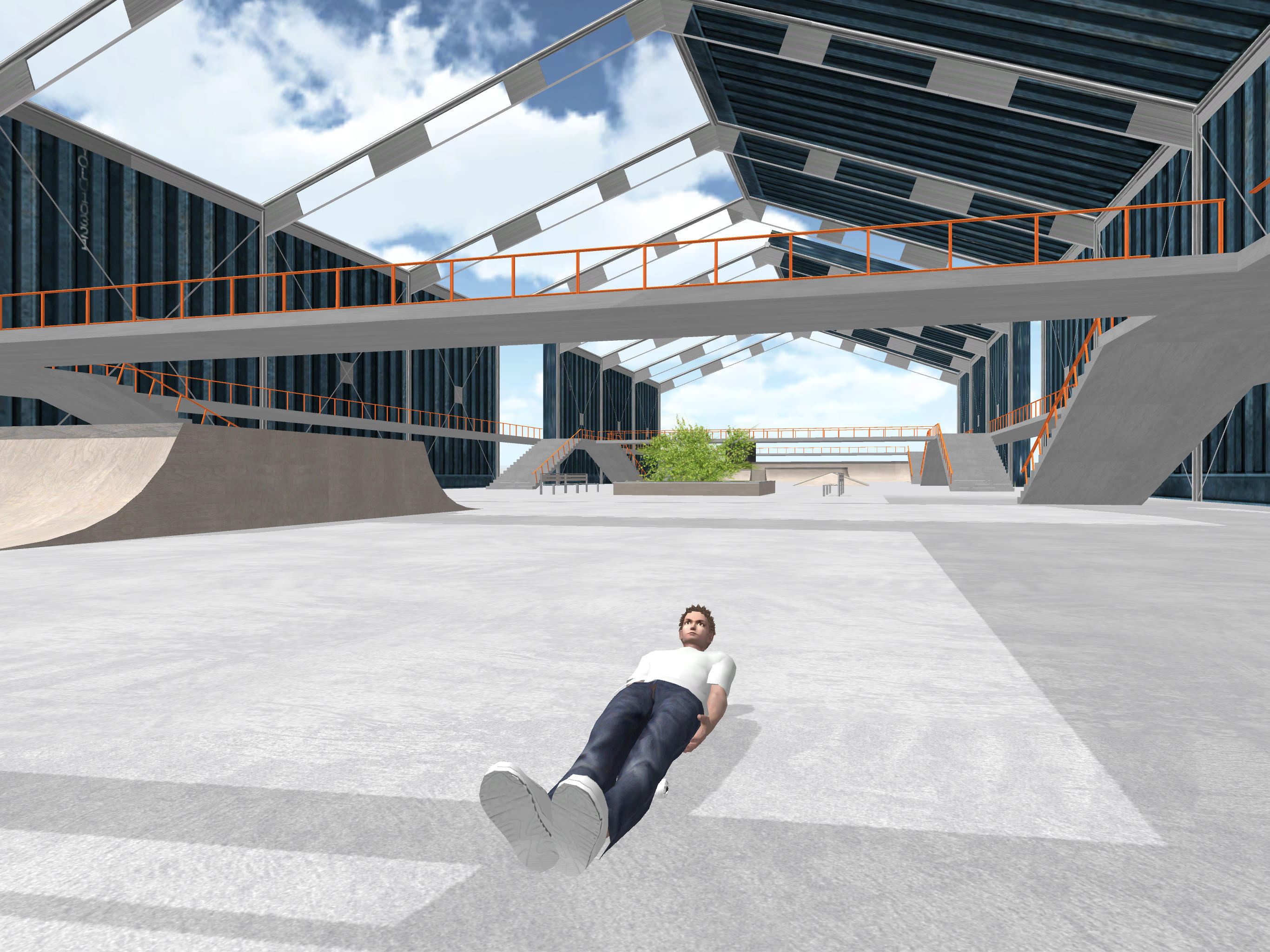 Skate Space Game Screenshot