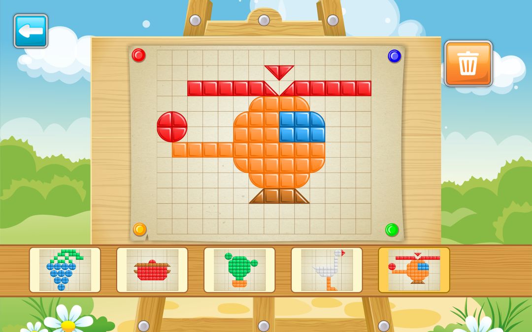 Screenshot of Kids Draw with Shapes