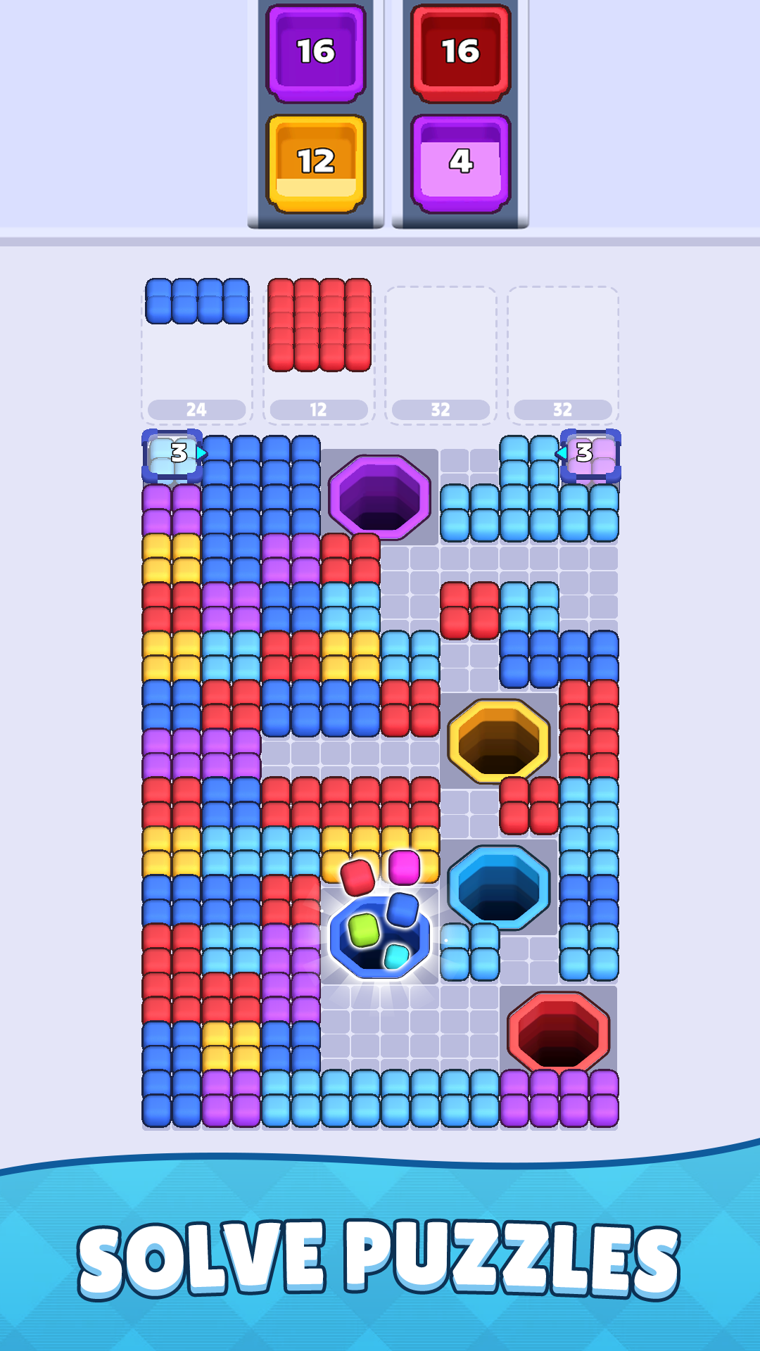 Cube Color Escape Game Screenshot