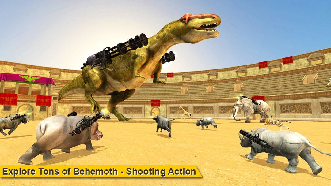 Screenshot of Dinosaur Shooting Games