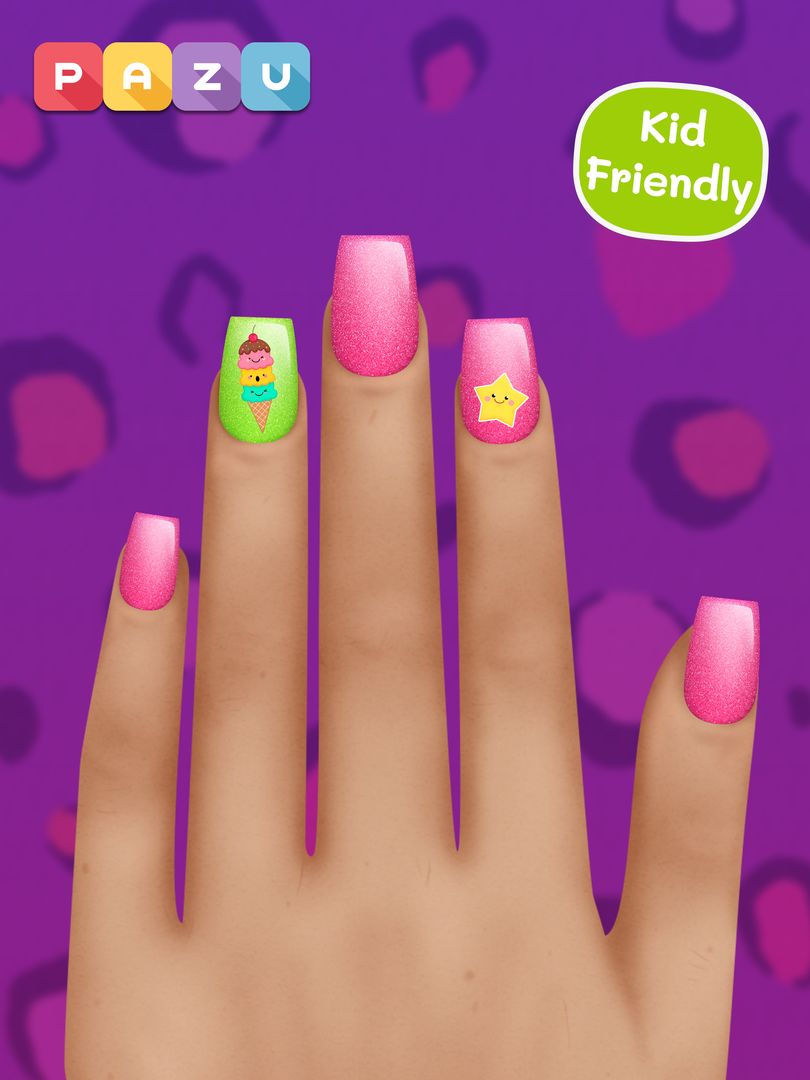 Girls Nail Salon - Manicure games for kids遊戲截圖