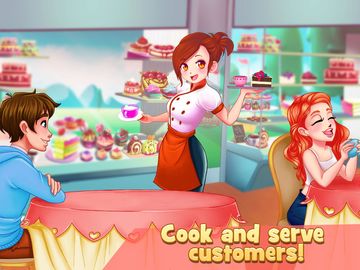 Dessert Chain: Café Waitress & Game Screenshot