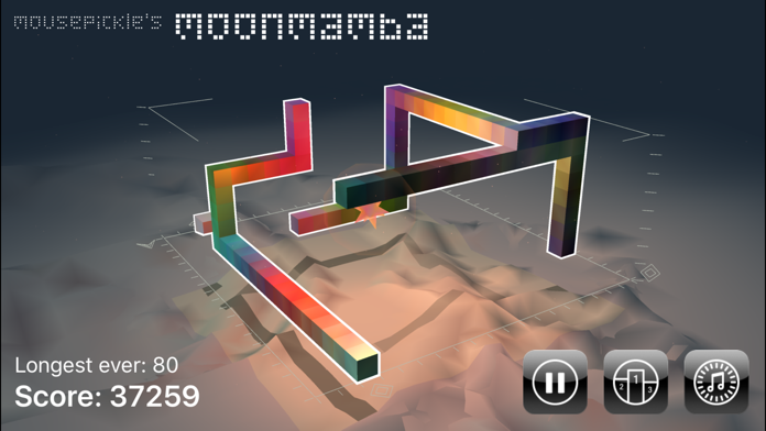 Moon Mamba Game Screenshot