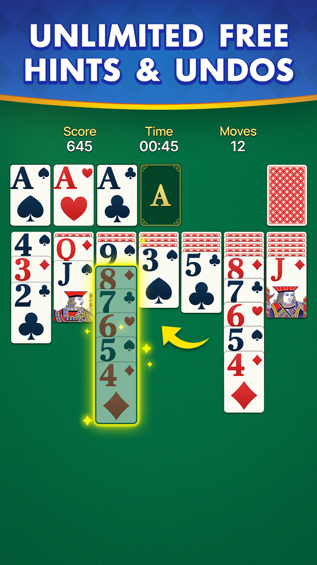 Vigor Solitaire for Seniors Game Screenshot