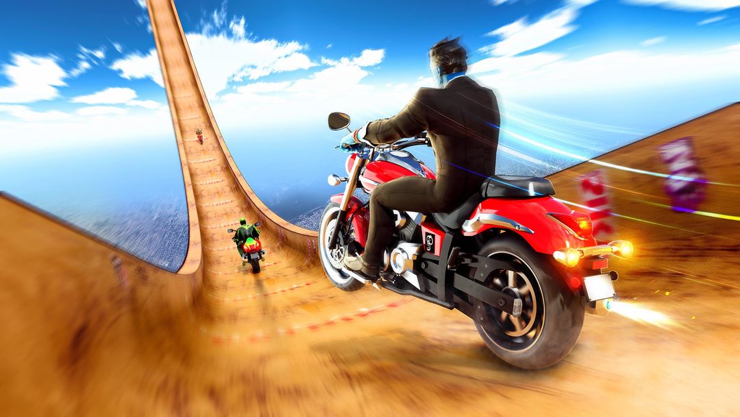 Superhero Sepeda Stunt GT Racing - mega Ramp Perma screenshot game