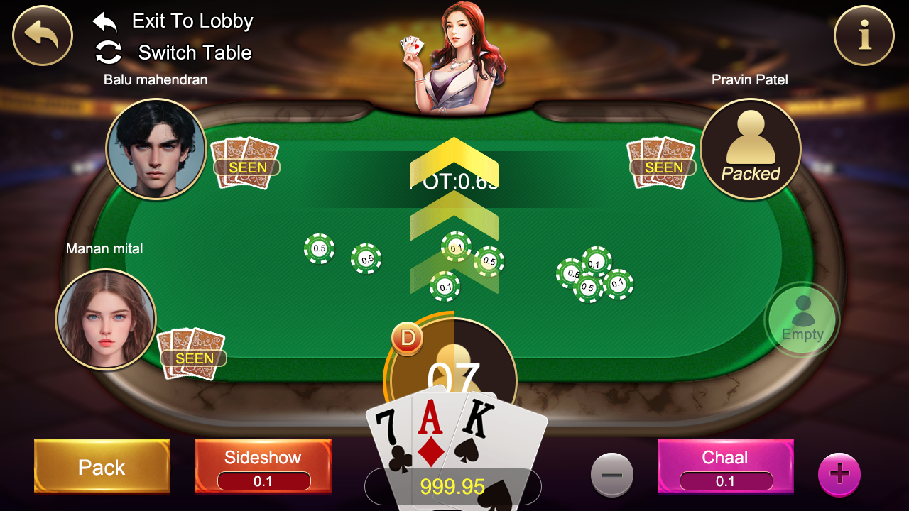 Screenshot of Teenpatt Diamond-Classic card