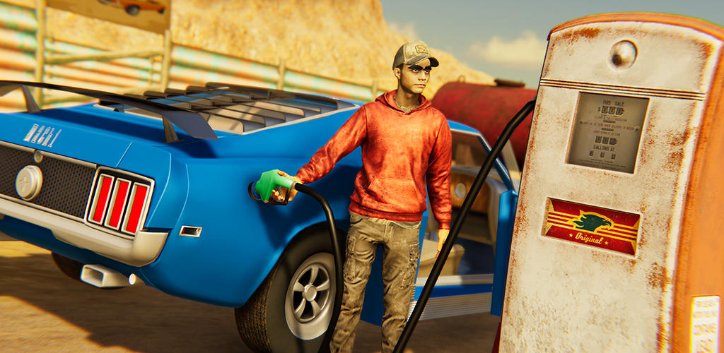 Banner of My Gas Station Market Sim 3D 