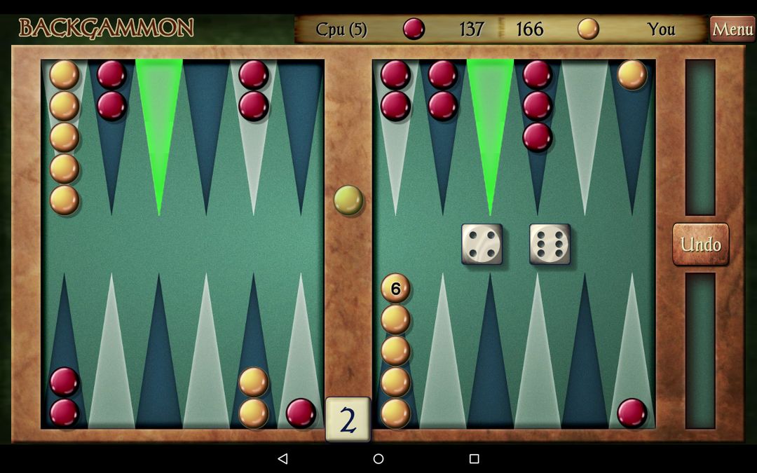 Backgammon Pro ภาพหน้าจอเกม