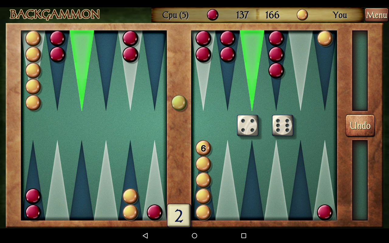 Backgammon Pro 遊戲截圖