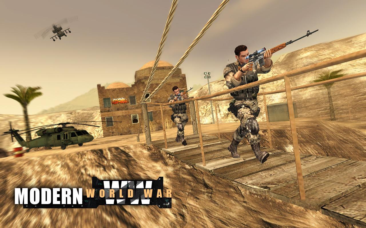Screenshot 1 of Panggilan Perang Dunia Moden: FPS 1.2.0