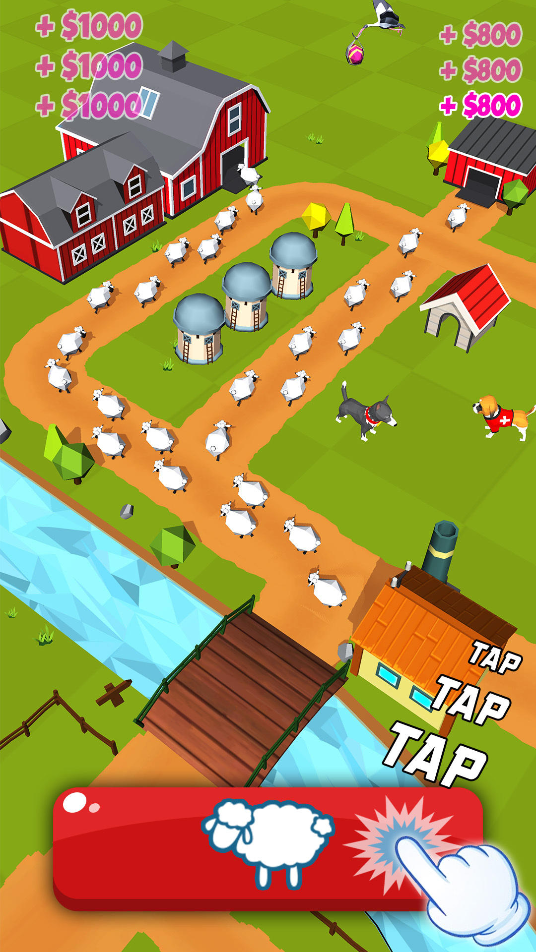 Tiny Sheep Tycoon - Idle Wool Game Screenshot