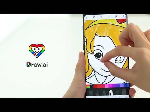 Screenshot of the video of Draw.ai: Draw & Coloring