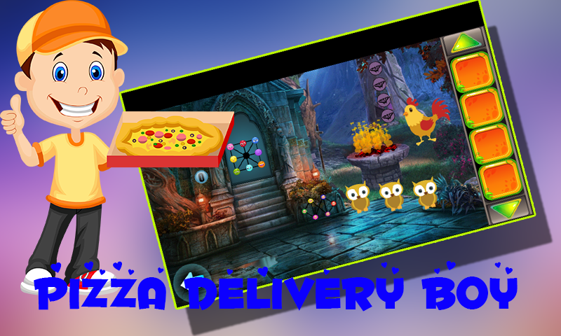 Cuplikan Layar Game Best Escape Games 08 - Pizza Delivery Boy