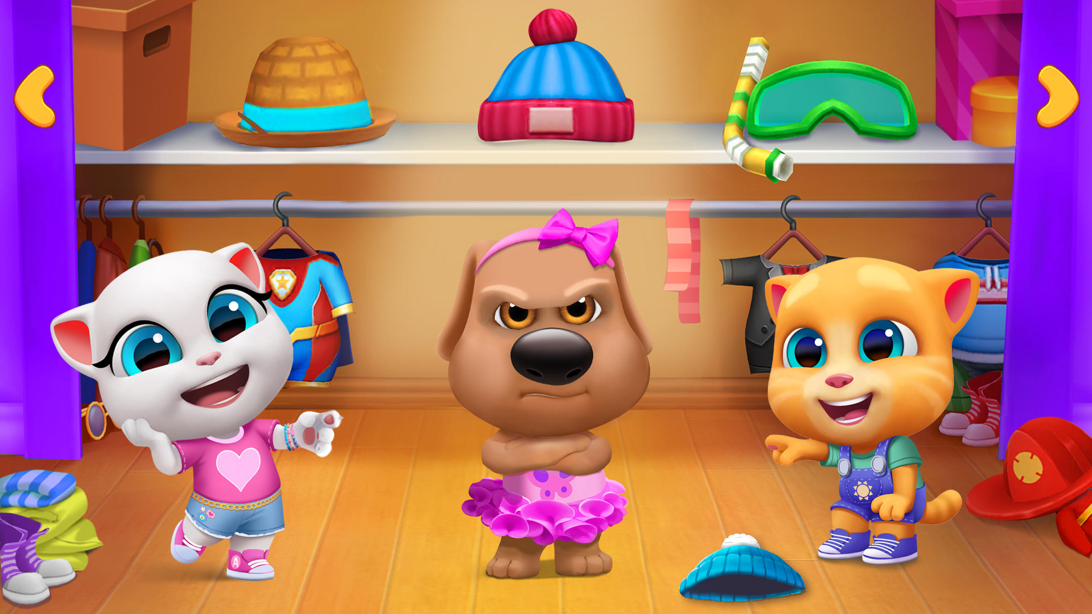 マイ・トーキング・トム フレンズ ゲームのスクリーンショット