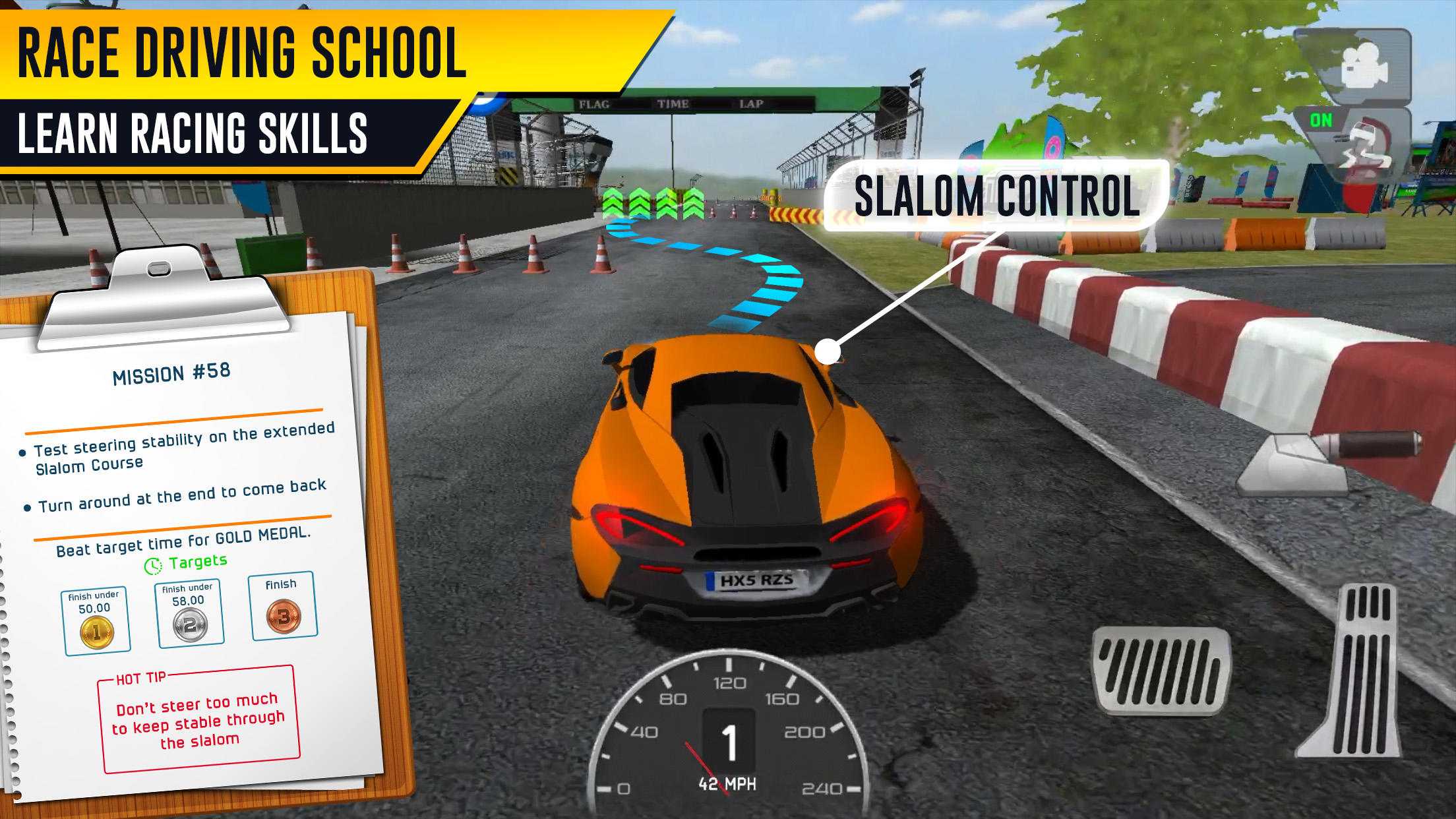 Captura de Tela do Jogo Race Driving License Test