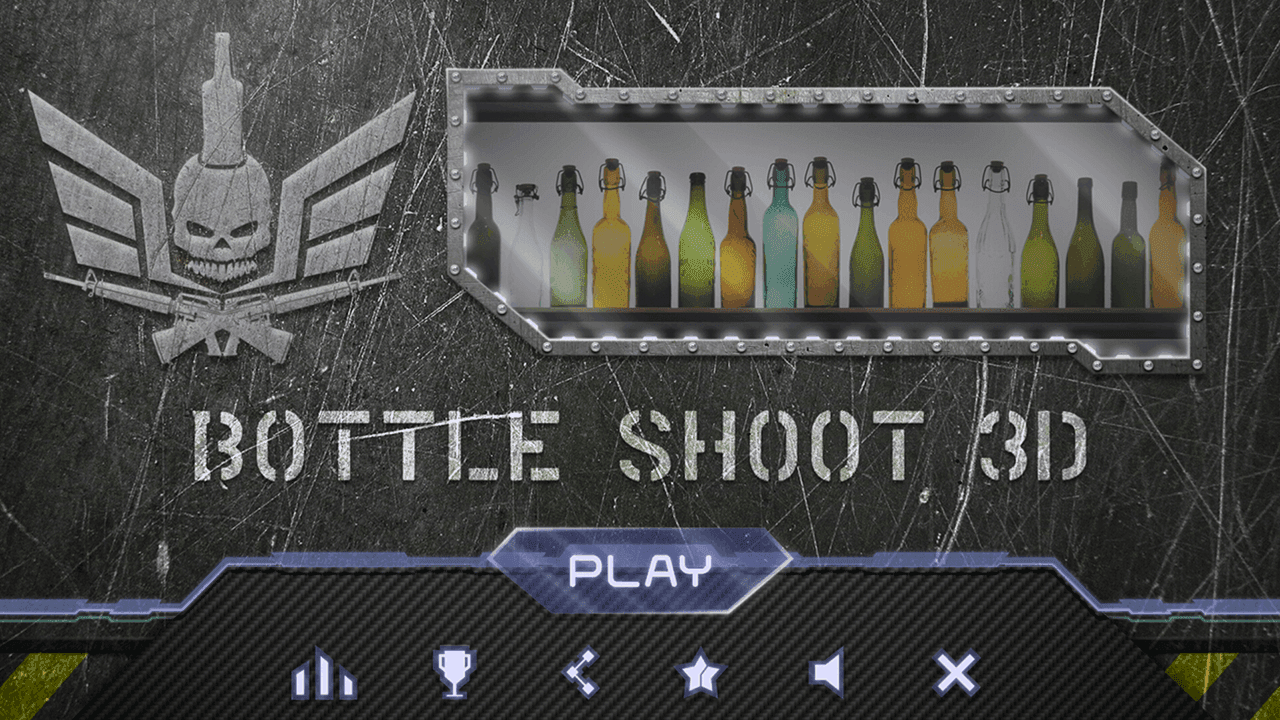 Bottle Shoot 3D screenshot game