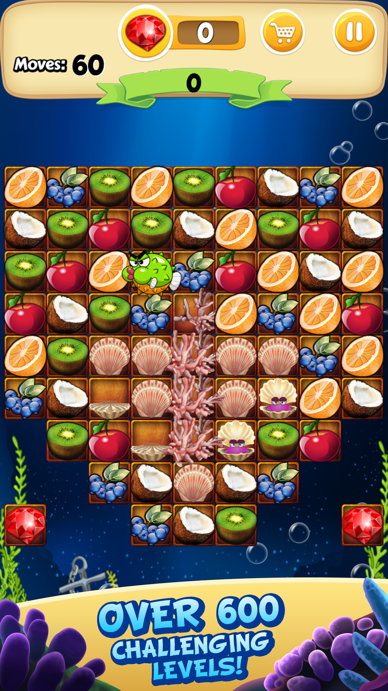 Screenshot of Fruit Bump