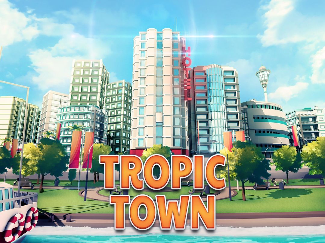Town Building Games: Tropic Ci screenshot game