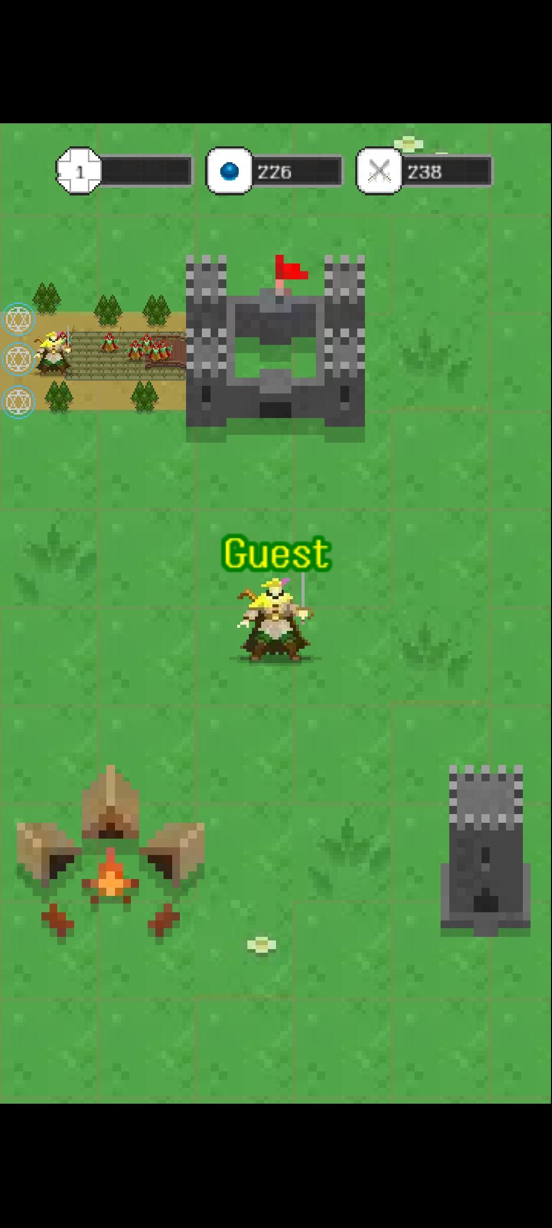 5Min Defense: Random Towers Game Screenshot