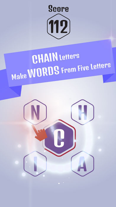 Chain of Letters - Online Word Puzzle screenshot game