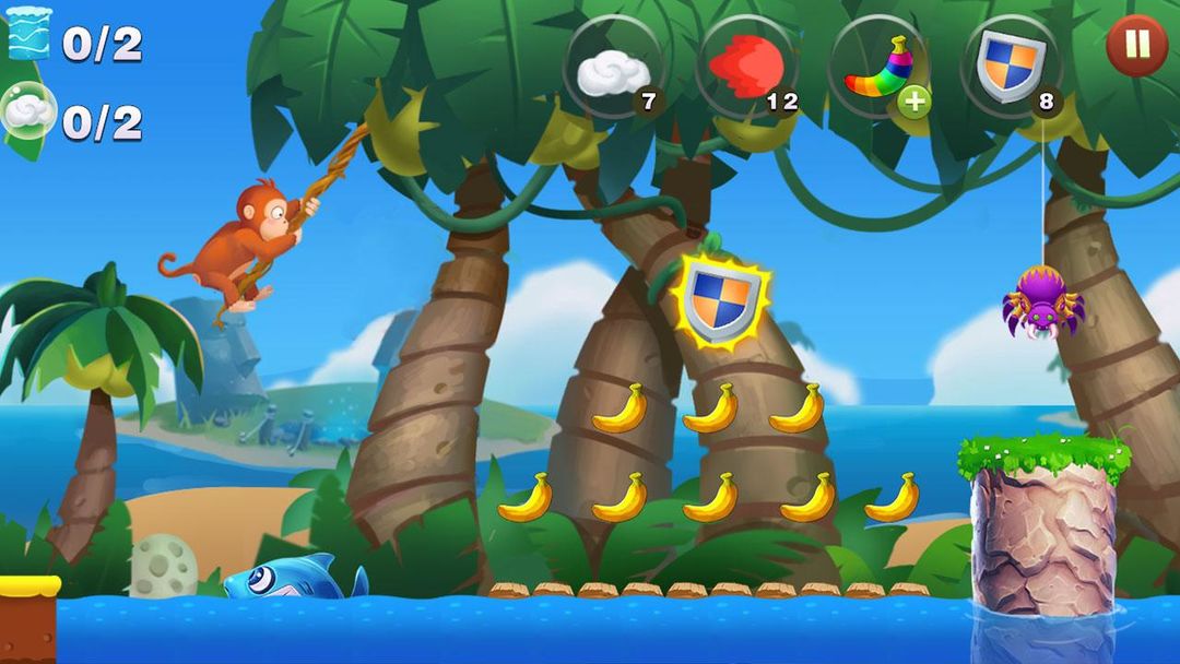 Jungle Monkey Run 2 screenshot game