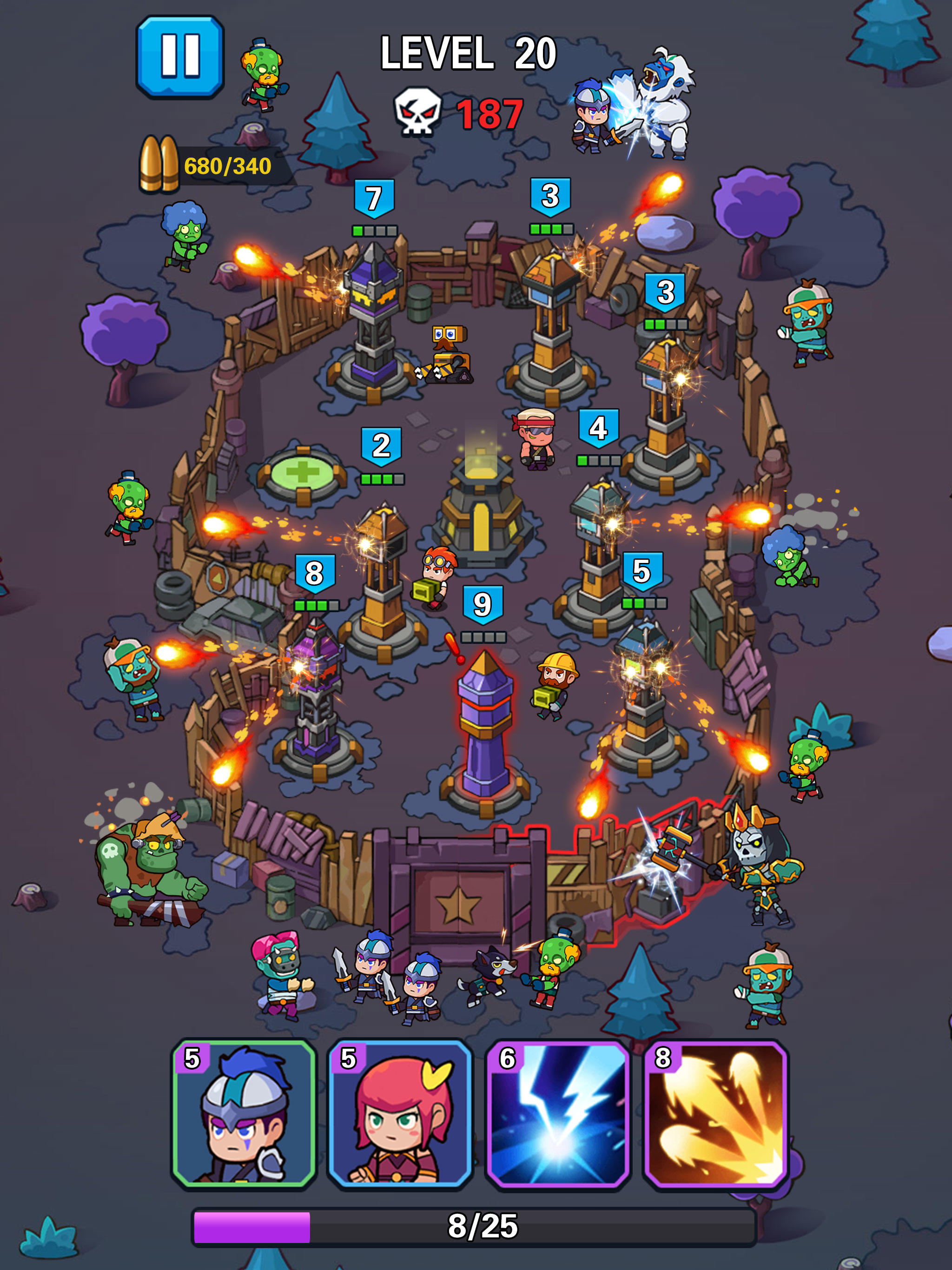 Turret Warfare Game Screenshot