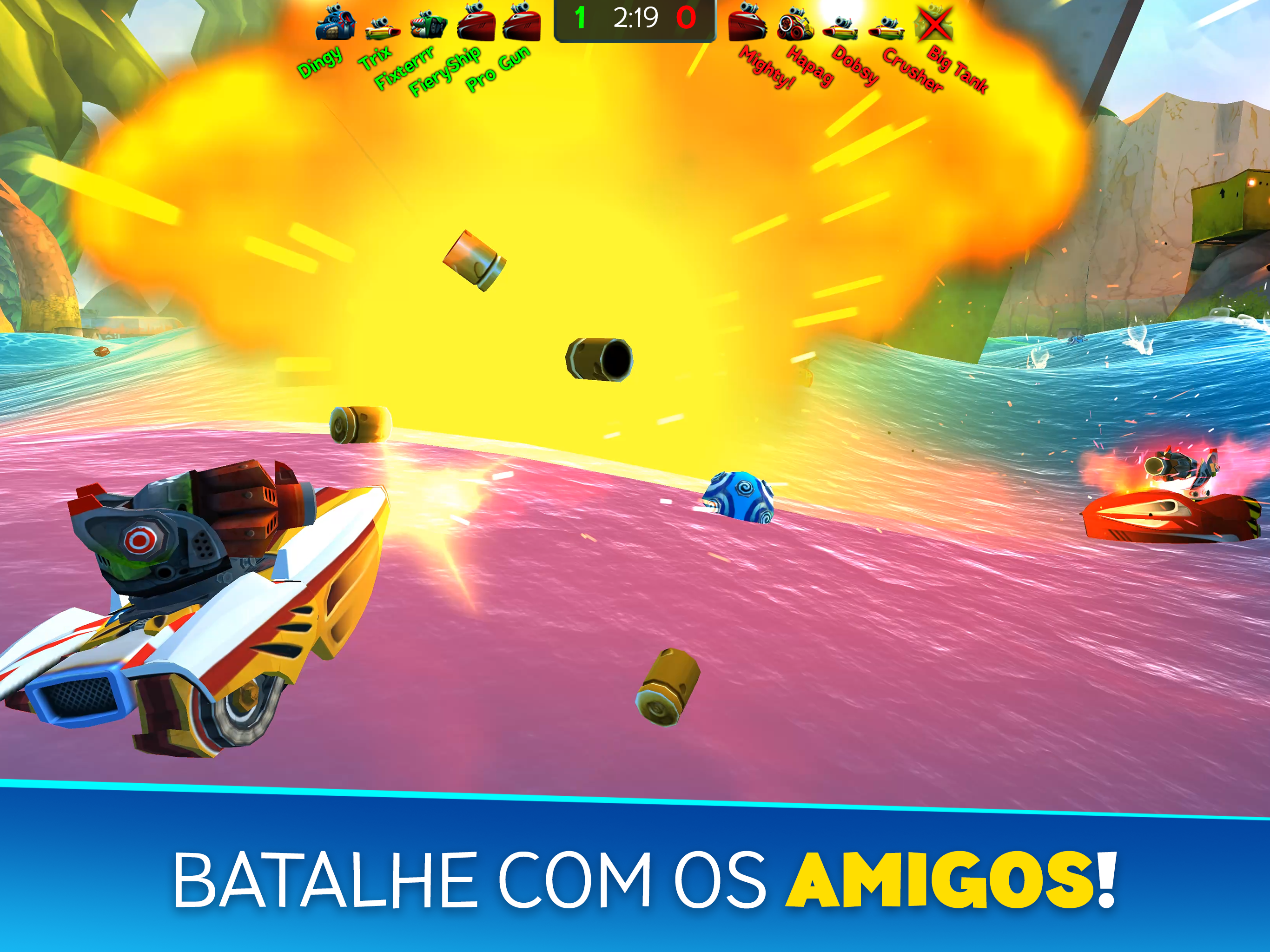 Captura de Tela do Jogo Battle Bay