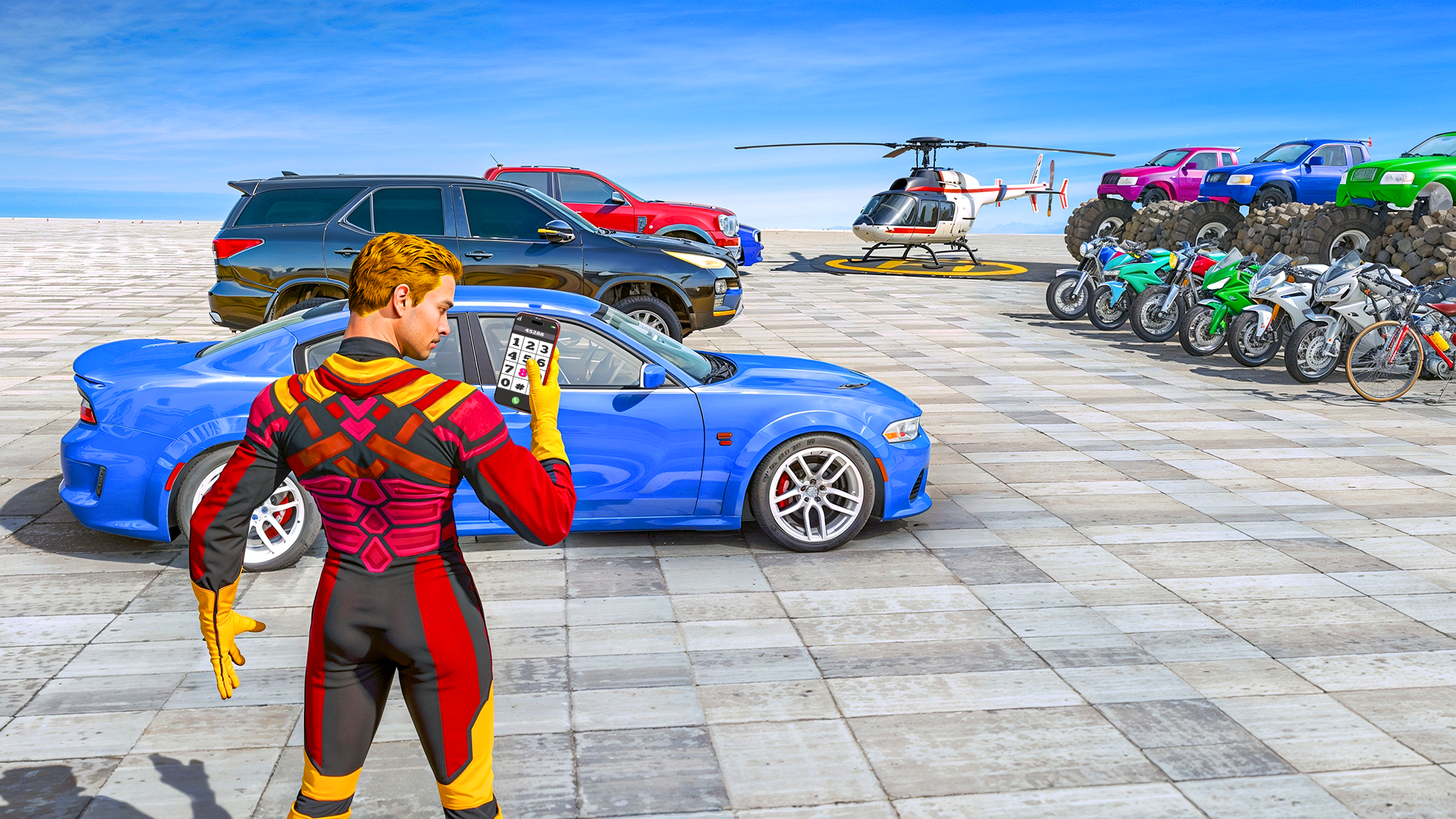 Superhero Battle: Rope Hero Game Screenshot