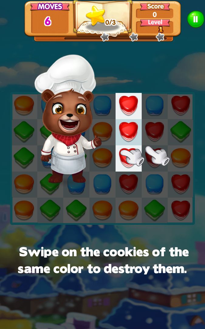 Cookie Jam ภาพหน้าจอเกม