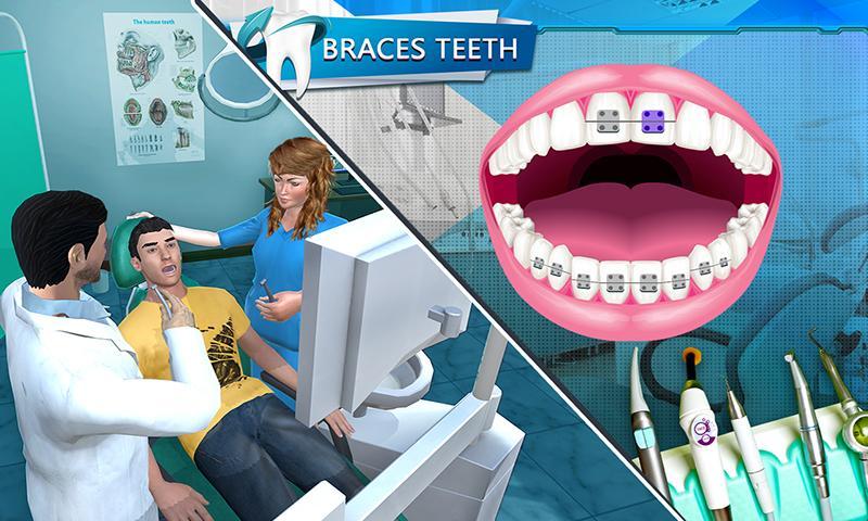 Captura de Tela do Jogo Dentist Surgery ER Emergency Doctor Hospital Games