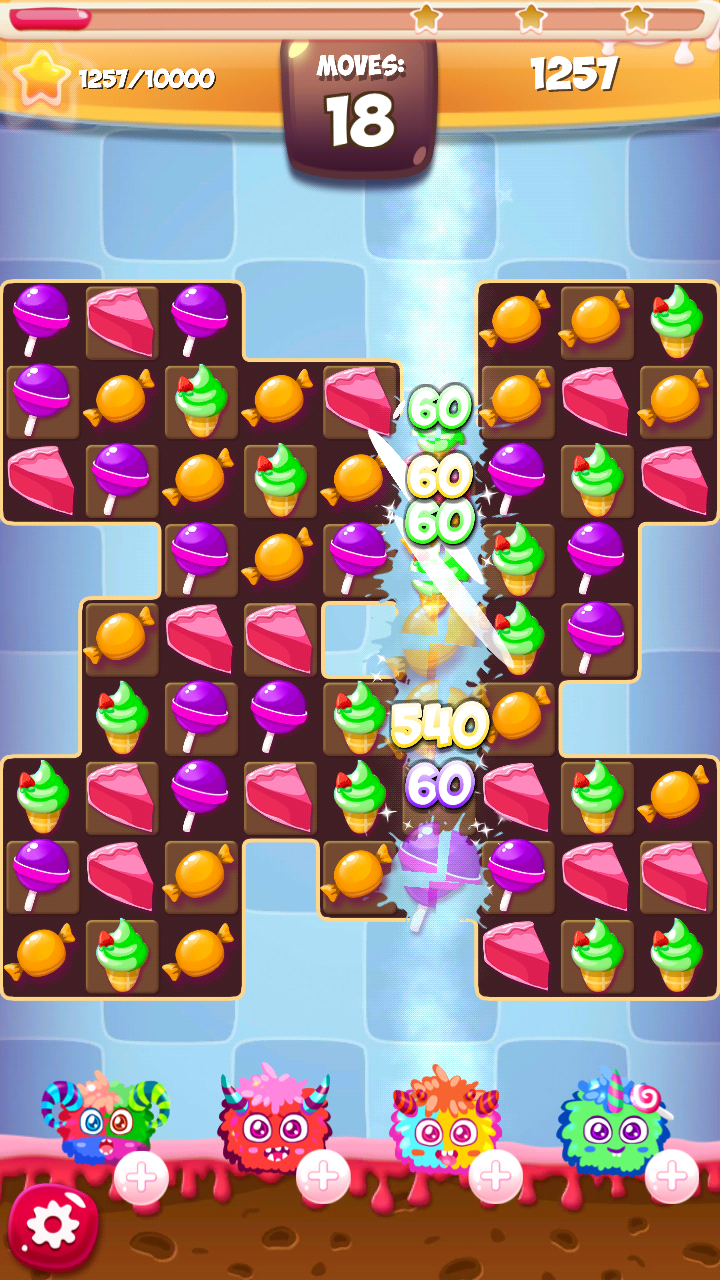 Candy Match 3 Game Game Screenshot