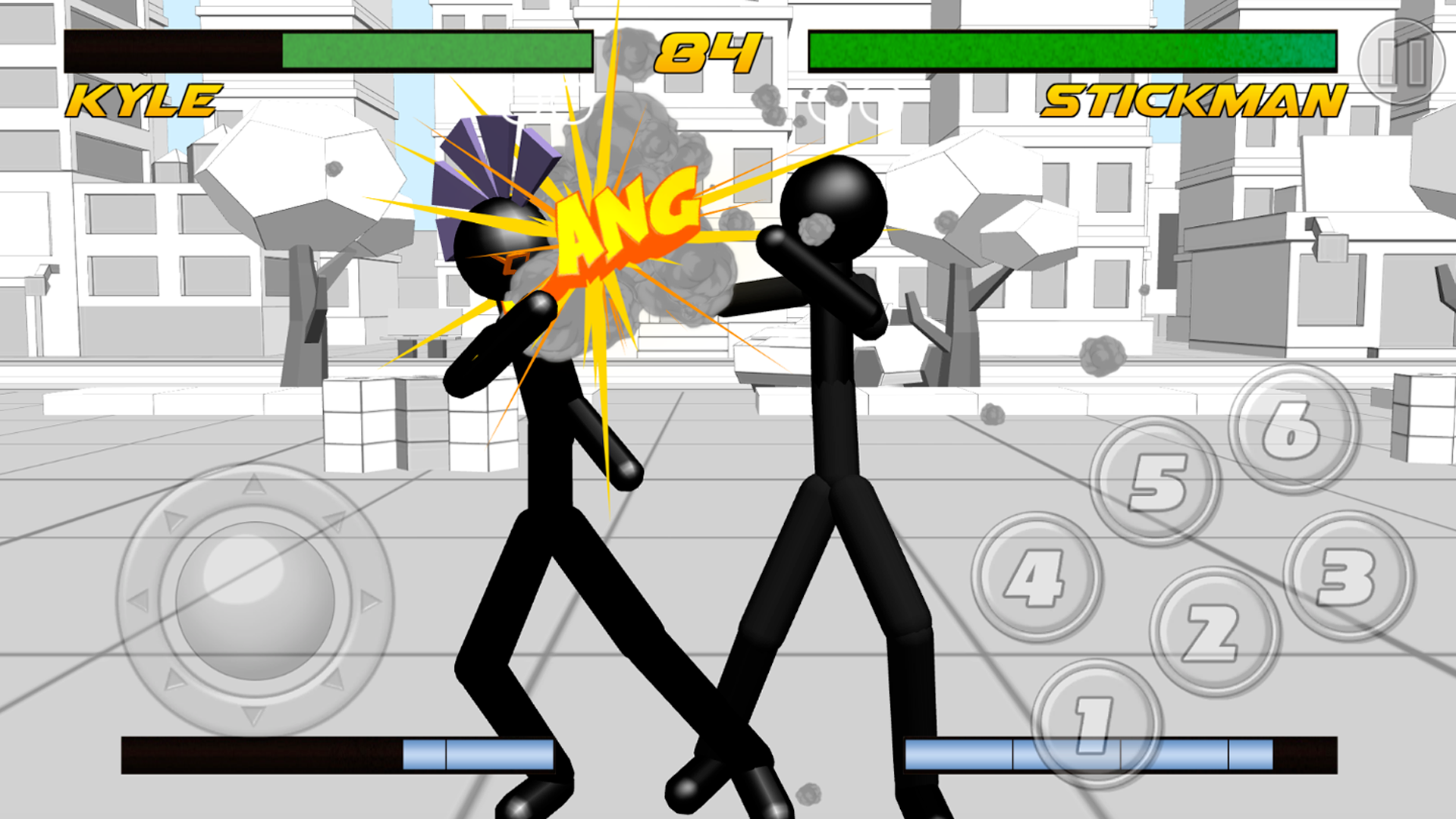 Stickman Fighting 3D 게임 스크린샷