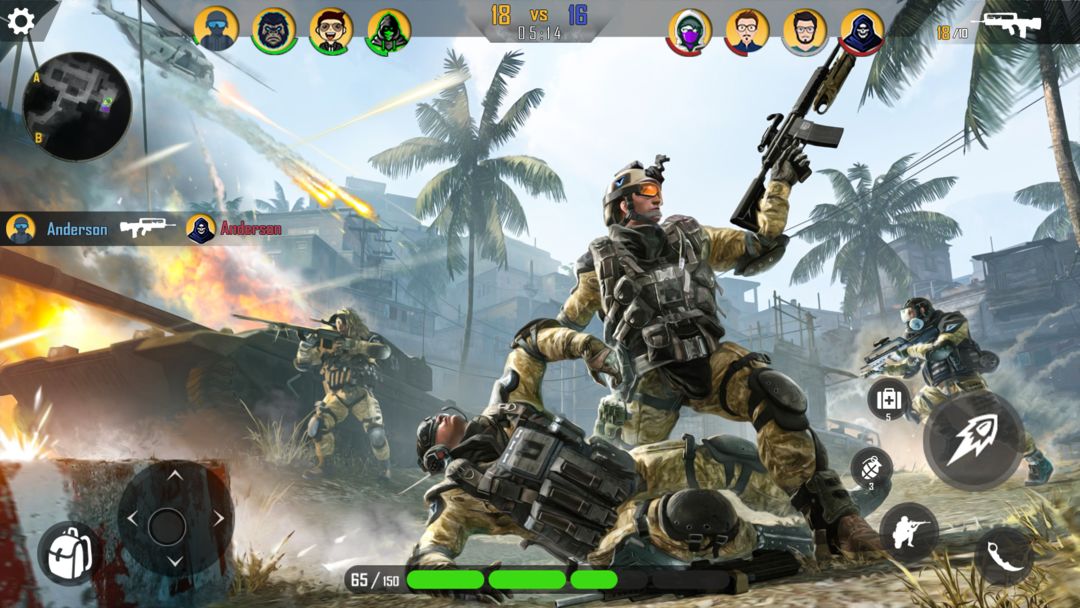 Real Army Pria Anti Teroris Penembakan permainan screenshot game