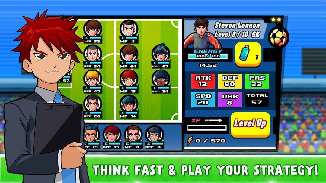 Soccer Hero 2019 - RPG Football Manager遊戲截圖