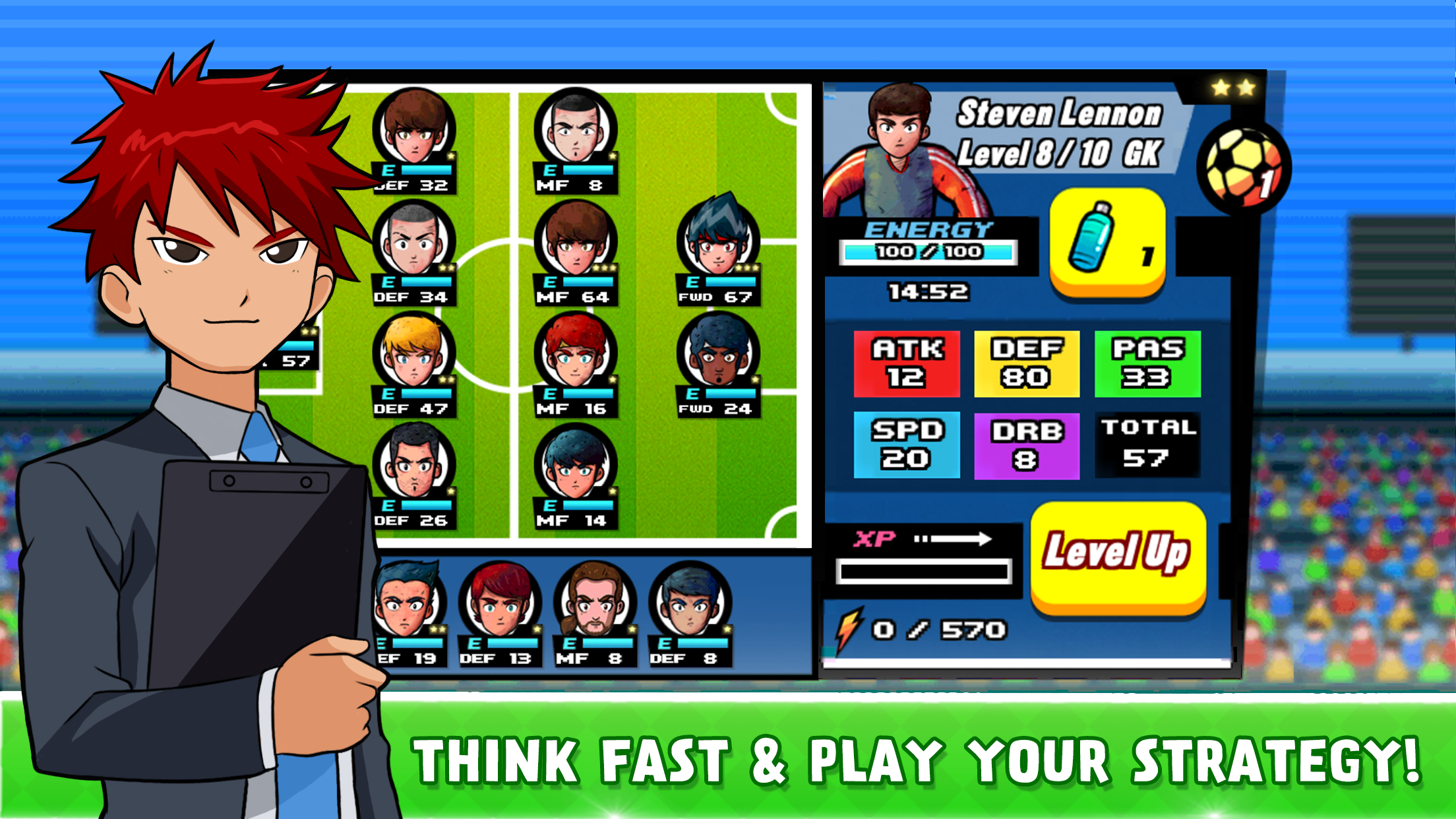 Soccer Hero 2019 - RPG Football Manager Game Screenshot
